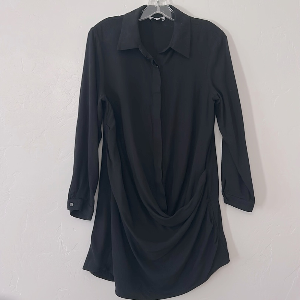 Gianni Bini Daphne Draped mini dress size S